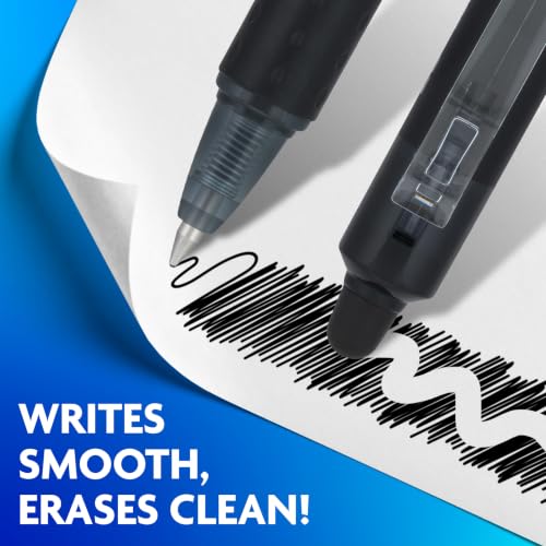 PILOT FriXion Clicker Erasable, Refillable & Retractable Gel Ink Pens, Fine Point, Black/Blue/Red Inks, 3-Pack (31467) - color: Assorted