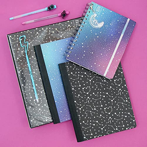 Yoobi 1-Subject 7.5 x 9.75 Composition Notebook Set – 3-Pack of Kids College Ruled & Wide Ruled Notebooks, Variety of Cute Designs – Gift for Kids & Tweens – 100 Sheets Each - color: multicolour, size: Pack of 3