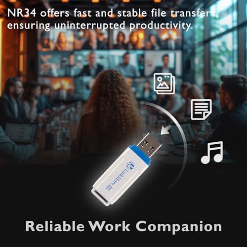 LinkMore 64GB NR34 USB3.2 USB 3.1Flash Drive, Read up to 120MB/s, Write up to 60MB/s, Thumb Drive - color: White(NR34- High Speed), size: 64GB
