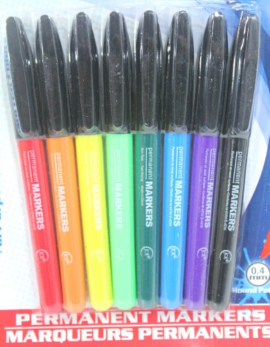 Jot All Purpose Assorted Permanent Markers 8