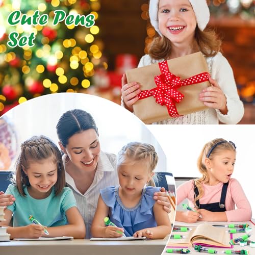DIYASY 30 Pcs St. Patrick's Day Mini Multicolor Ballpoint Pens, St. Patrick's 4-in-1 Multicolored Retractable Pen Bulk Cute Pens Supplies - style: St. Patrick's 2