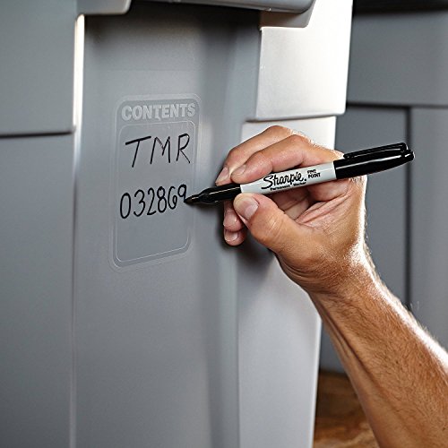 Sharpie Permanent Marker, Fine Point, Black, 1 Count (Pack of 3) - size: 1 Count (Pack of 3)