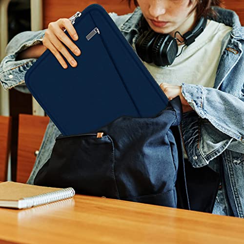 Laptop Sleeve Case, 15.6 inch, Durable Computer Carrying Bag Protective Case Briefcase Handbag with Front Pocket, Slim Laptop Cover for 15.6 Inch HP, Dell, Lenovo, Asus, Notebook, Blue - color: Blue, size: 15.6 Inch