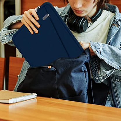 Laptop Sleeve Case, 15.6 inch, Durable Computer Carrying Bag Protective Case Briefcase Handbag with Front Pocket, Slim Laptop Cover for 15.6 Inch HP, Dell, Lenovo, Asus, Notebook, Blue - color: Blue, size: 15.6 Inch