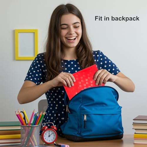 ViVin Plastic Folders with Pockets and Prongs,24 Pack,Heavy Duty 2-Pocket File Folder with 3 Fasteners,Fits Letter Size Paper,for School Home and Office(Bright Red) - color: Bright Red, size: 24 PACK