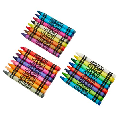 Cra-Z-Art Washable Crayons, Bulk Pack, 24 Count, 6 Packs of Crayons, Bulk School Supplies for Classroom, Back to School Essentials - size: 24 Count (Pack of 6)