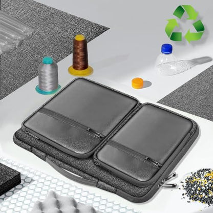 ZINZ 360 Protective Laptop Case 15" 15.6" 16" Sleeve, Water-Resistant Handbag with Straps Compatible with 16" MacBook Neo, MacBook Pro Air 16"/15", XPS 16" and Most 15" 15.6" 16" Notebooks,G01Y03 - color: G01y03, size: 15"-16"