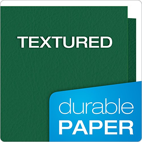 Oxford Twin-Pocket Folders, Textured Paper, Letter Size, Hunter Green, Holds 100 Sheets, Box of 25 (57556EE) (Pack of 5) - color: Hunter Green, size: 25-Count (Pack of 5)