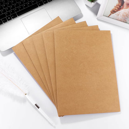 20pcs File Folders A4 Kraft Paper File Folder Brown Paper Presentation Document Pocket for Office School Home Arts Crafts Use