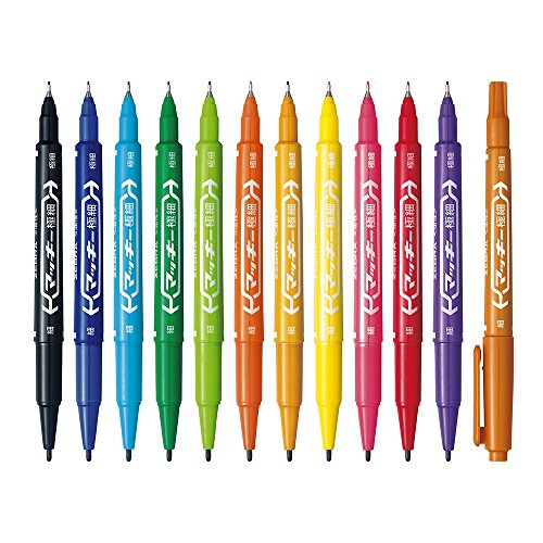 Zebra permanent marker McKee extra fine B-MO-120-MC-BK Black 10 pieces