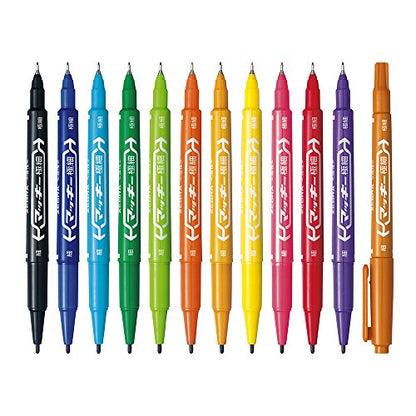 Zebra permanent marker McKee extra fine B-MO-120-MC-BK Black 10 pieces