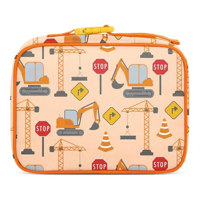 Simple Modern Kids Lunch Box, Insulated Lunch Bag for School | Construction | Hadley Cute Lunch Box for Girls, Boys, Toddlers | Fits Bento Box, Lunch Containers | Small Lunch Bag | Construction Zone - color: -Construction Zone