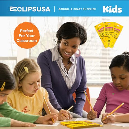 E-CLIPS USA Pre-Sharpened Pencils Bulk, Pencil #2 (12 Boxes), Number 2 pencils, School Supplies Bulk, Office Supplies Bulk, Box May Vary, 12 Pencil Per Box (12 Boxes) - style: 12 Boxes