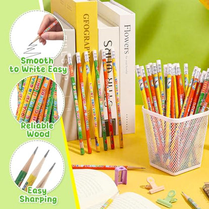 Tenceur Fifth Grade Pencils, 48 Pcs 5th Graders Pencils with Erasers, 3 Motivational, Welcome to Fifth Grade Student Gifts from Teacher, Classroom Rewards Back to School Supplies - color: 5th Graders