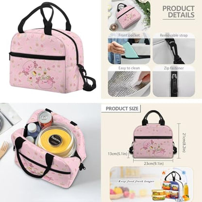 Axolotl Backpack Set for Kids, 4 in 1 Bookbag with Lunch Box, Pencil Case & Water Bottle Holder for Elementary School 1st to 6th Grade Students Daily Use - color: Axolotl Print