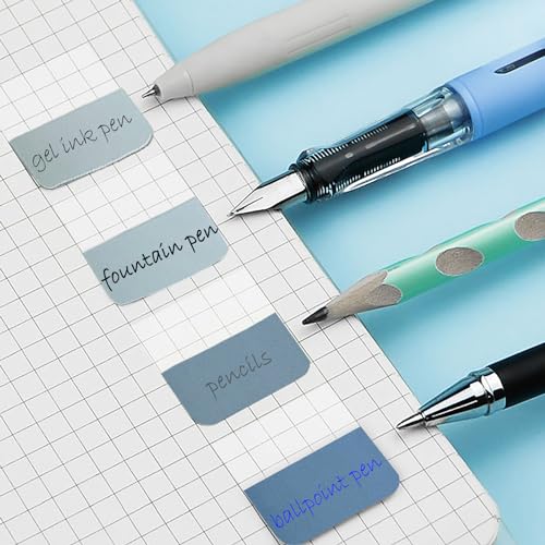 Potanro Book Tabs240 PCS Annotation Tabs 1"x1.8" Large Book Sticky Tabs Repositionable Page Tabs Flags Page Colorful Index Tabs for Annotating Books and File Classification(Large) - size: Large