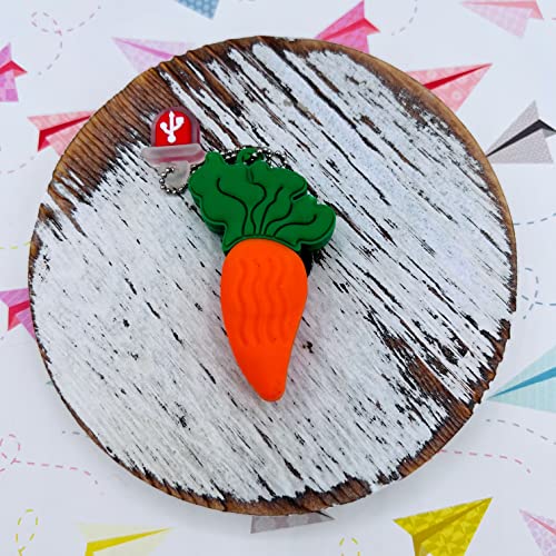 Cool USB Flash Drive - 16GB USB Drive - Fun Thumbdrive - Carrot Digital Storage (Carrot) - color: Carrot