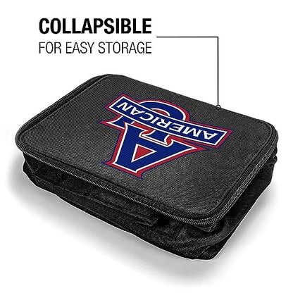 American University Primary Logo Lunch Bag For School Office Work, BPA Free - color: American University