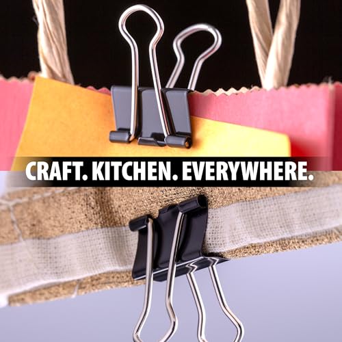 Officemate Small Binder Clips, Black, 12 Boxes of 1 Dozen Each (144 Total) (99020) - color: Black, size: Small
