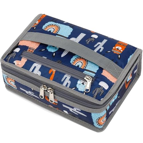 FlowFly Small Insulated Lunch box Portable Soft Bag Mini Cooler Thermal Meal Tote Kit with Handle for Work & School (Alpaca) - color: Alpaca