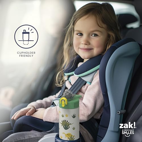 Zak Designs Disney Princess Sage Kids Water Bottle For School or Travel, 19oz Stainless Steel Water Bottle With Straw, Handle, and Leak-Proof, Pop-Up Spout Cover (Ariel, Moana, Rapunzel, Tiana) - color: Princess (Ariel, Moana, Rapunzel, Tiana)