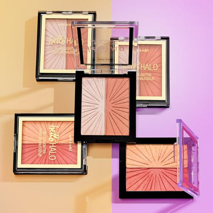 Wet n Wild MegaGlo Blushlighter, Blendable Blush & Highlighter Set, Shimmery Metallic Finish, Highlight Bling - color: 2- Highlight Bling