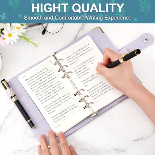 Toplive A6 Refill Paper, A6 Cornell Notetaking System Filler Paper, 6 Holes Notebook Binder Inserts Loose Leaf Paper 160 Sheets, for Business Meeting College Study Reading Notes - style: Cornell Notes 2 Pack