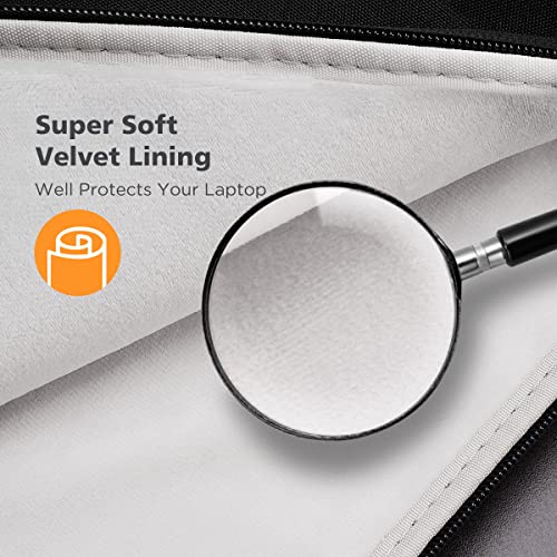 NIDOO Tablet Sleeve Bag 8 inch for 8.3" iPad mini 6/7.9" iPad mini 5/8" Lenovo Tab M8 Gen / 8.7" Galaxy Tab A7 / 8" Huawei MatePad T 8 Water Repellent Vertical Laptop Case Pouch - color: Midnight Black, size: 7.9" - 8" Tablet / 8.3" iPad mini