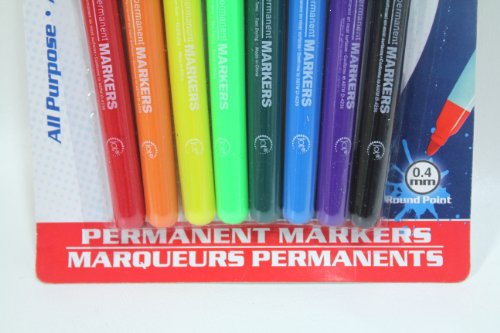 Jot All Purpose Assorted Permanent Markers 8