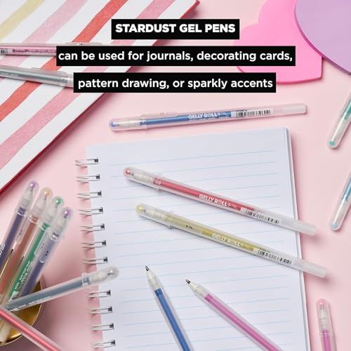 SAKURA 37903 6-Piece Gelly Roll Assorted Colors Stardust Galaxy Pen Set - style: 6 Galaxy Pens