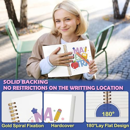 JUDFNCDE Teacher Maestra Appreciation Gifts, Regalo Para Maestra,Spanish Educator Supplies Hardcover Notebook Journal 5.5 x 8.3 - color: Maestra