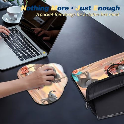 Laptop Bag 12 Inch,Resistant Shockproof Laptop Sleeve Case Protective Cover Carrying Case with Handle Compatible for HP Dell Lenovo Acer Asus Notebook Computer,Baby Elephant Swing - color: Baby Elephant Swing, size: 11-12.5 in