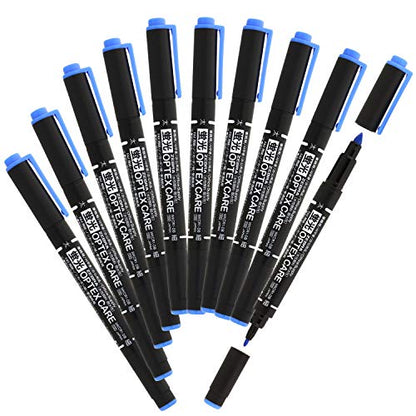 Zebra Highlighter Optex Care Dark Blue 10 Pack B-WKCR1-DB - color: Dark Blue 10pcs