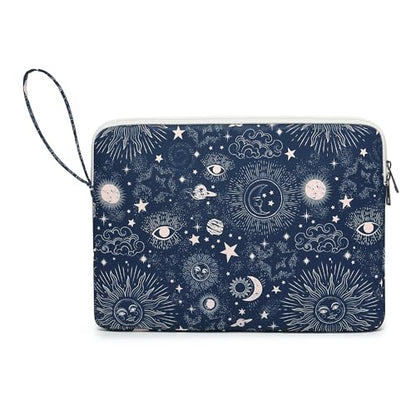 Laptop Sleeve with Pocket (Sol de Mayo, 14 inch) - color: Sol de Mayo With Strap, size: 14 inch