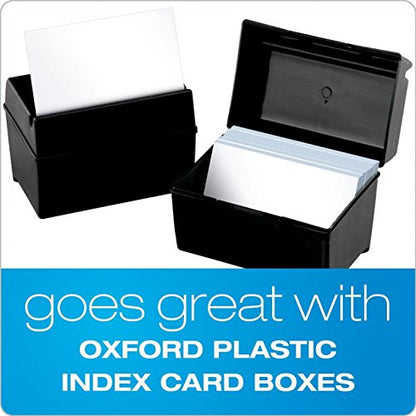 Oxford Ruled Index Cards, 3" x 5", White, 1,000 Cards (10 Packs of 100) (31) - size: 3 x 5, 1000 Count