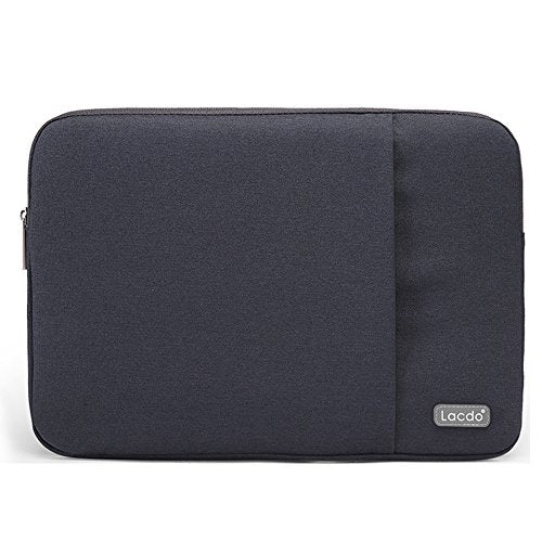 Lacdo 14 Inch Laptop Sleeve Case for HP Stream 14 / Flex 14, IdeaPad 14 S330 / Acer Spin 3 7, Chromebook 14 / Dell Inspiron 14 / ASUS Chromebook, VivoBook/Computer Bag Water Repellent, Black - color: Black