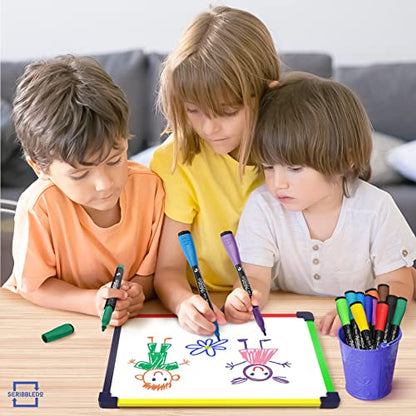 SCRIBBLEDO Colored Frame Magnetic Dry Erase White Board 9" X 12" WHITEBOARD - style: 1CD