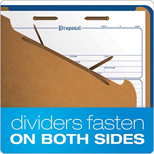 Pendaflex Classification File Folders,1 Divider, Durable File Organizer for Home, School or Office, Letter-Size Folders for Files, Paper Organizer, Durable Prongs, (B006NVMJCC) - size: Letter