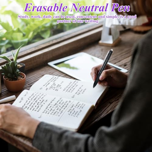 0.7 mm Erasable Gel Ink Pen Refills Compatible with Frixion Friction, Smooth Writing Multicolor Retractable Fine Point Pen Refill for School Office Home Art (Purple, 16) - style: Purple