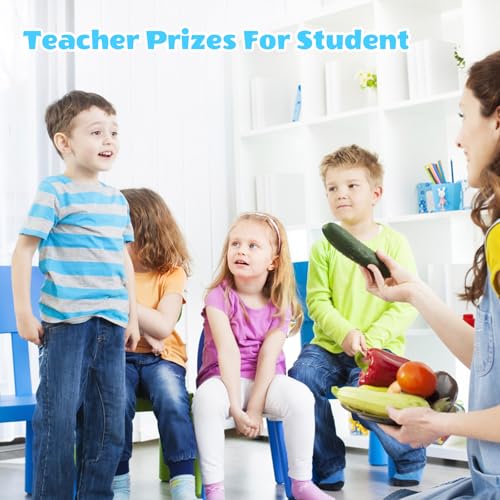 DERAYEE 24PCS Cute Pencils with Fruit Animal Top Eraser, Fun Wooden Pencil for Kids Students Reward Prize Classroom Party Favors