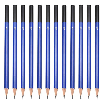 PATIKIL 4H Drawing Pencils for Sketching, 12PCS Sketch Pencils for Drawing Art Pencils Graphite Wood Pre-sharpened for Drawing Sketching Artists, 4H Pencils - size: 1 Count (Pack of 1), style: 4H