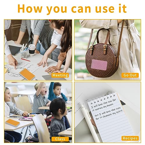 QiCheng 12 pcs Pocket Notebook Mini Notepad Small Spiral Notebooks 3X5Inch | functionality PortabilityPortability convenience - size: 12pac