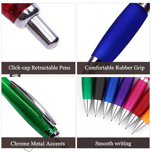 100 Pack Personalized Plastic Pens Bulk - Custom Logo Printed Pens - color: Green