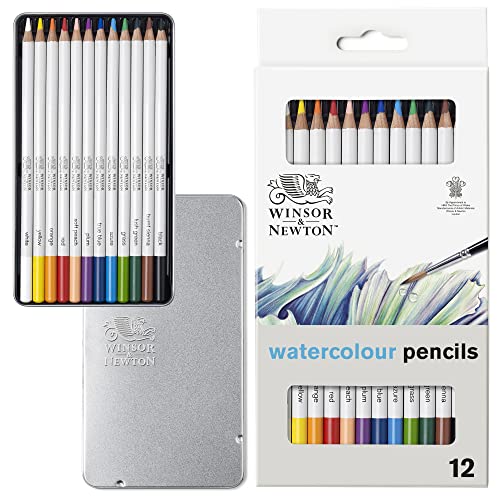 Winsor & Newton Studio Collection 아티스트 연필, 수채화 연필, 12개 세트 - style: 수채화 연필 12개
