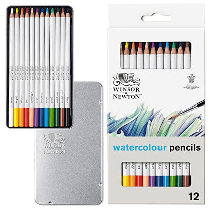 Winsor & Newton Studio Collection 아티스트 연필, 수채화 연필, 12개 세트 - style: 수채화 연필 12개