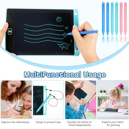6 Pcs LCD Writing Tablet Pen Replacement for Kids Drawing Tablet Doodle Board Kids Stylus Pen for Drawing Pad,3 Colors