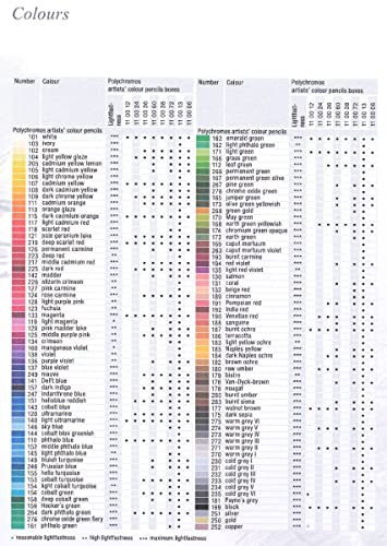 Faber-Castell Art & Graphic Polychromos Colour Pencil, (103), Ivory, for Art, Craft, Drawing, Sketching, Home, School, University, Colouring - color: Ivory