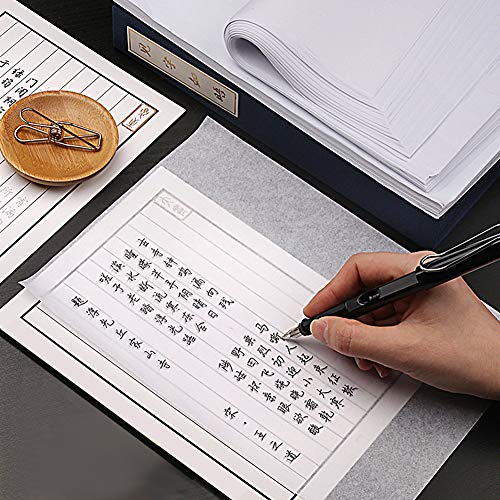 Waybas 100 PCS Tracing Paper, A4 Size, White, 8.5 x 11.5 Inch, Translucent, Sketching, Calligraphy - color: 100 Pcs
