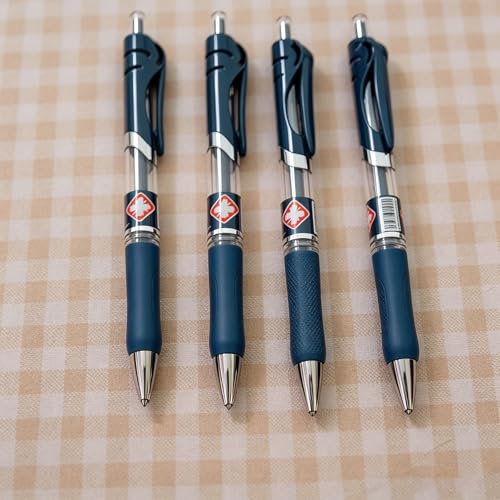 Gel Pens 10 Pack, 0.5mm Fine Point, Quick-Drying Retractable Click Pens, No Smudge Ink, Ideal for Medical, School & Office Use