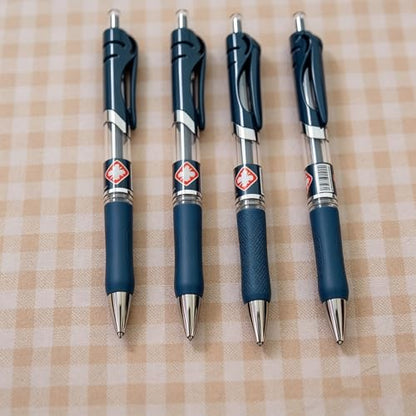 Gel Pens 10 Pack, 0.5mm Fine Point, Quick-Drying Retractable Click Pens, No Smudge Ink, Ideal for Medical, School & Office Use